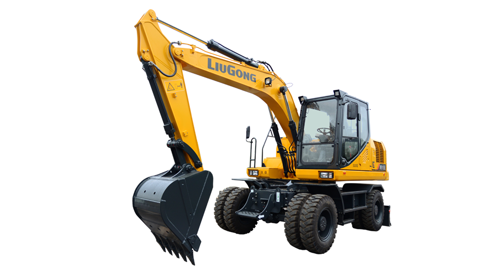 MÁY XÚC ĐÀO BÁNH LỐP LIUGONG W915E